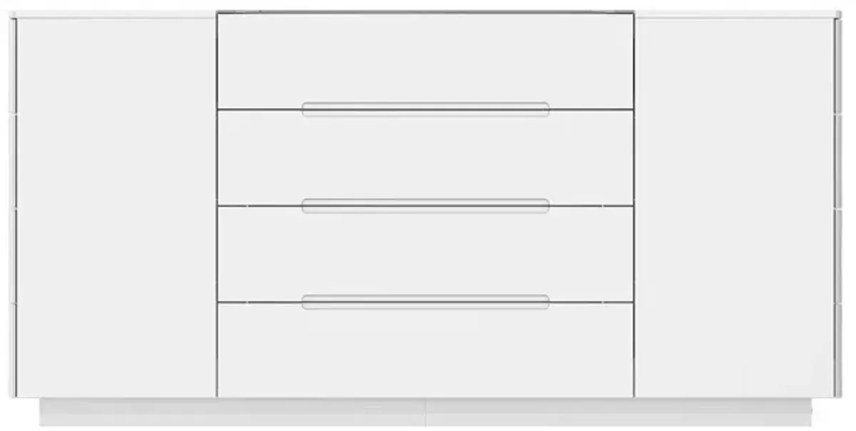 Armoire Bedroom Island with LED Light, Glass Tabletop & Storage Organizer, Wardrobe Closet with 16 Handle-Less Drawers, Walk-in Closet Island Dresser for Bedroom Shops, White