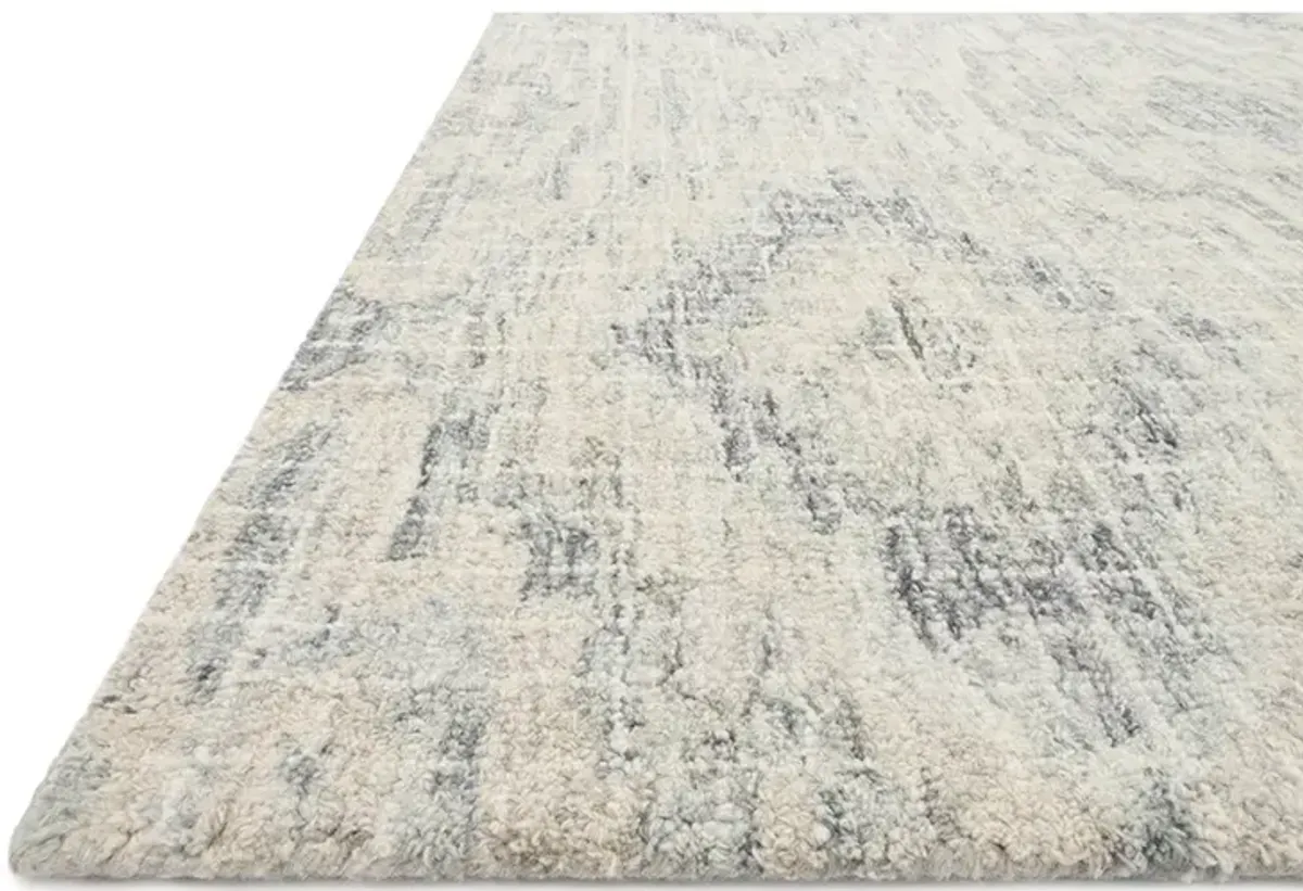 Tatum TW01 Slate/Silver 2'6" x 7'6" Rug