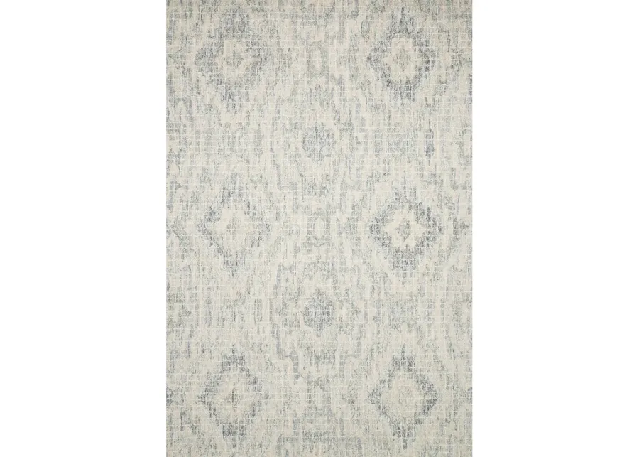 Tatum TW01 Slate/Silver 2'6" x 7'6" Rug