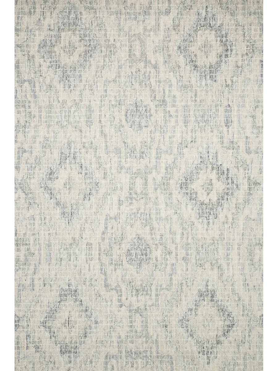 Tatum TW01 Slate/Silver 2'6" x 7'6" Rug