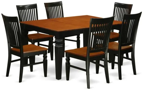 Dining Room Set Black & Cherry