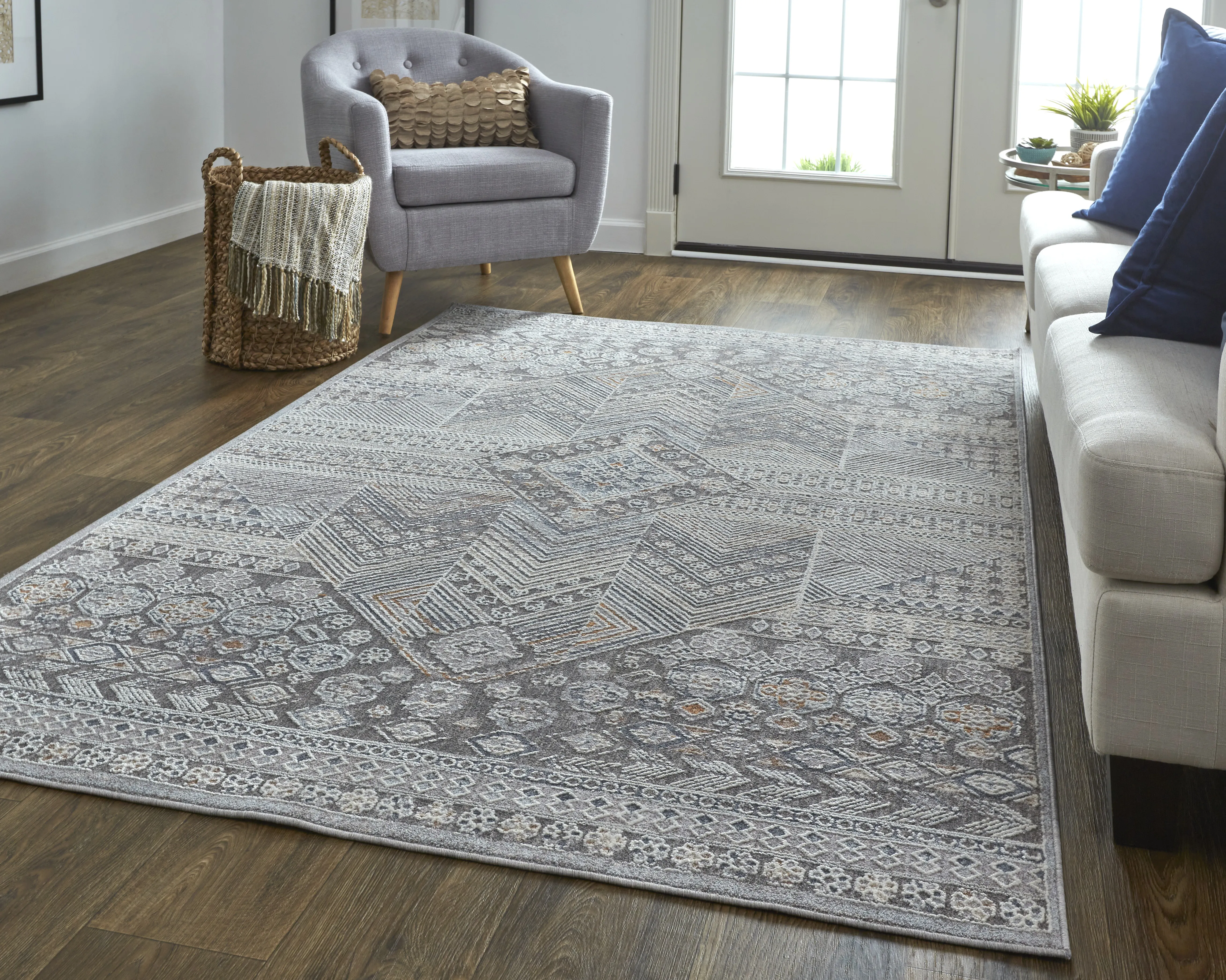 Francisco 39GDF Ivory/Gray 10' x 13' Rug