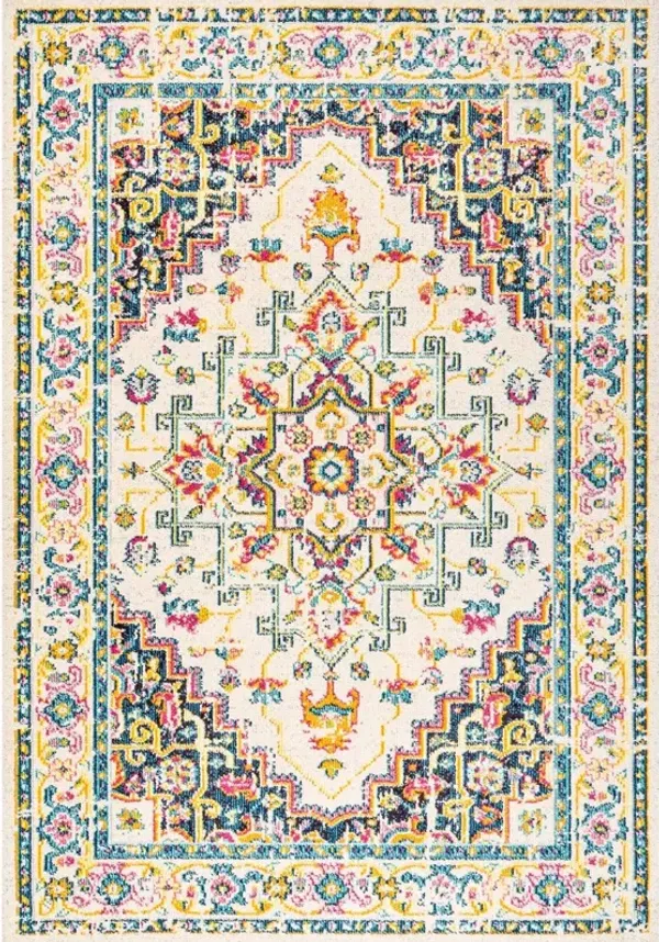 Brooklyn Geometric Medallion Area Rug
