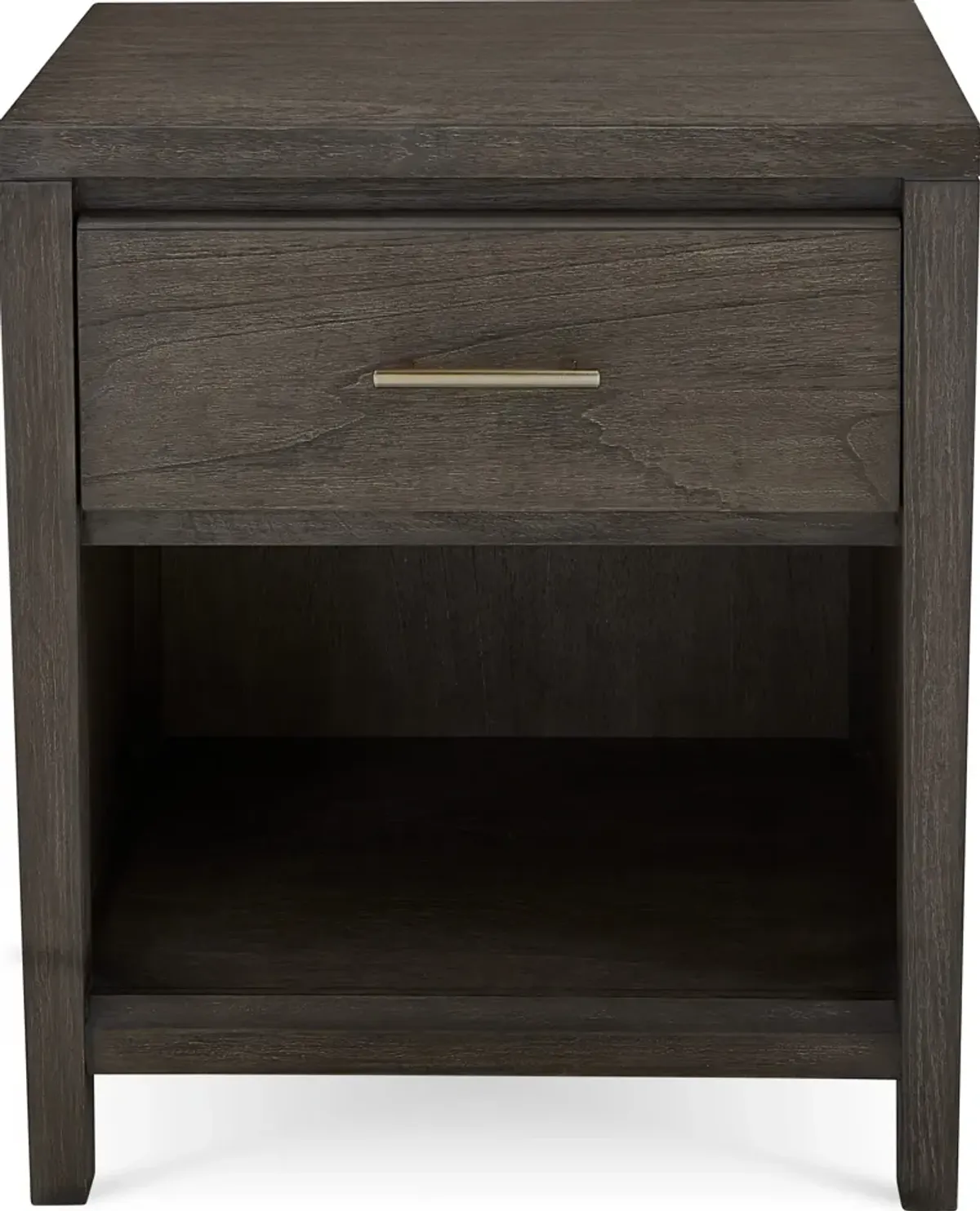 Nevis One Drawer Nightstand in Sharkskin