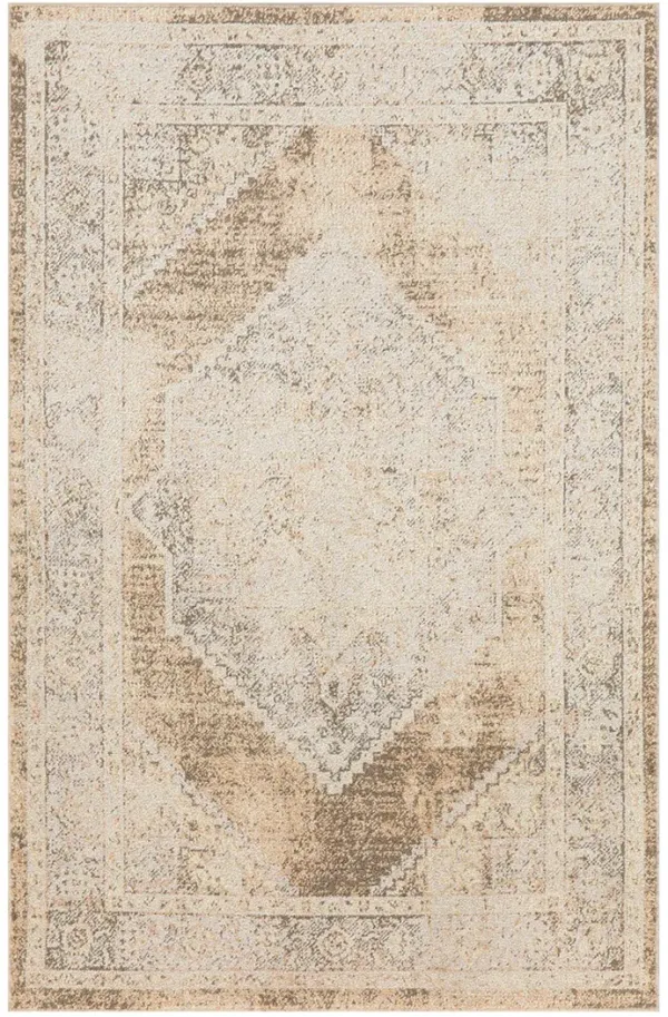 Astra Machine Washable ASW13 Beige 3'3" x 5' Rug
