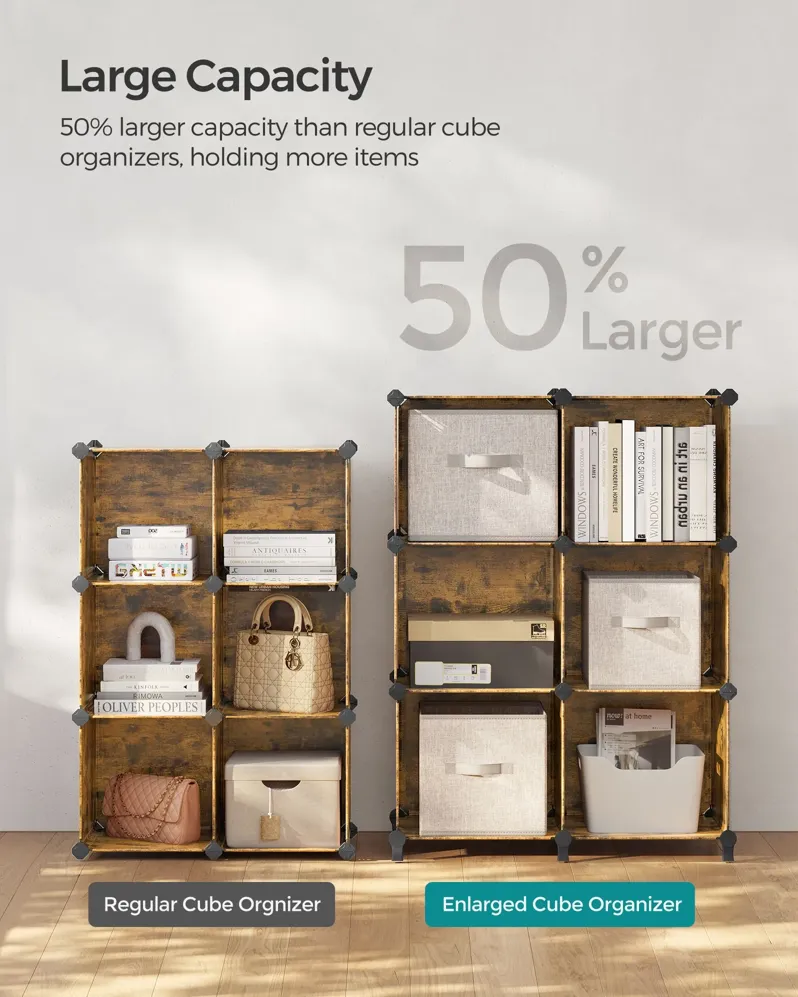 Storage Cube Organizer, DIY Closet Cabinet Chests Space-Saving