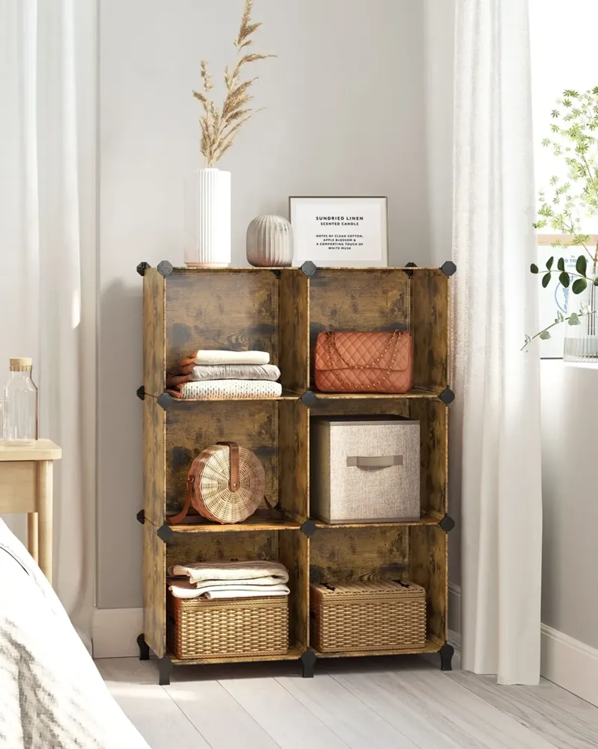 Storage Cube Organizer, DIY Closet Cabinet Chests Space-Saving