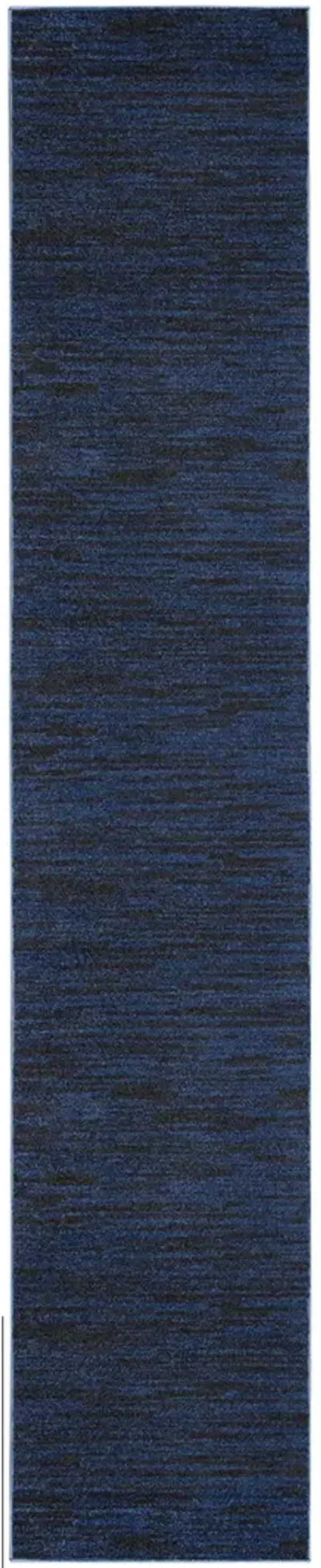 Nourison Essentials NRE01 Midnight Blue 2'2" x 16' Rug