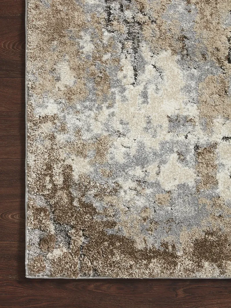 Theory THY09 Dove/Bark 3'7" x 5'7" Rug