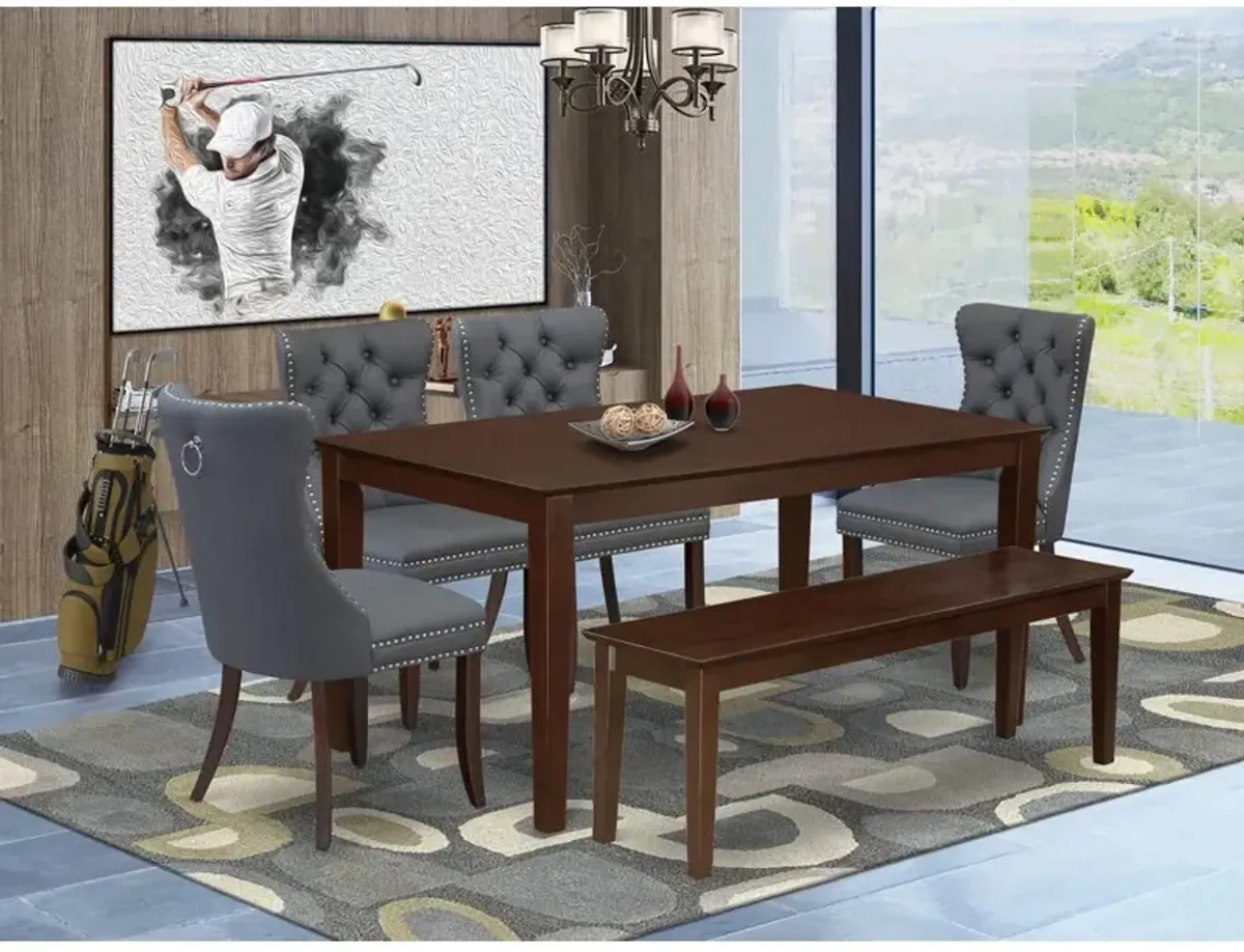 6 Piece Dinette Set Consists of a Rectangle Kitchen Table