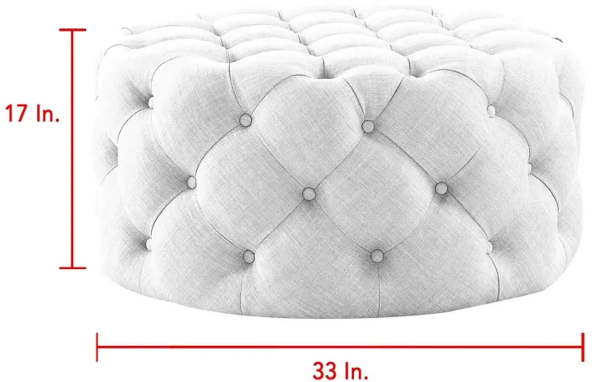 Inspired Home Chiara Cocktail Ottoman