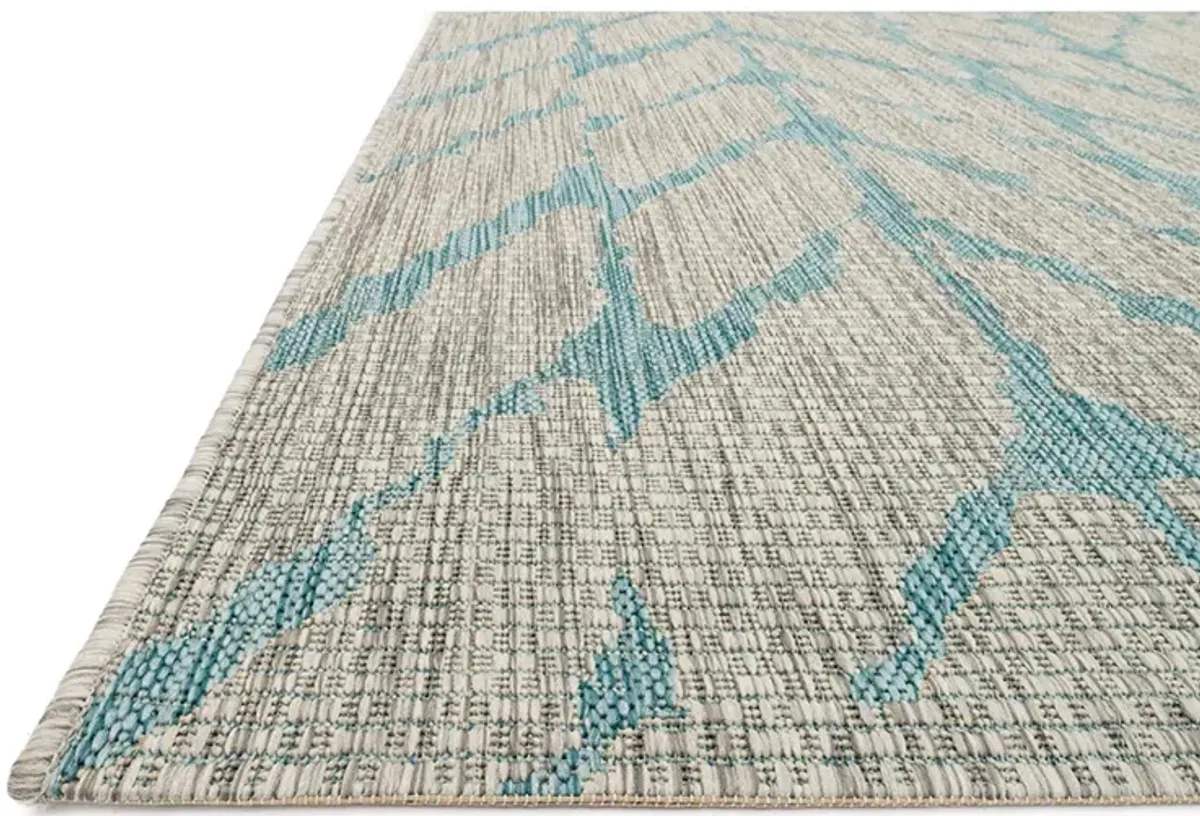 Isle IE02 Mist/Aqua 3'11" x 5'10" Rug