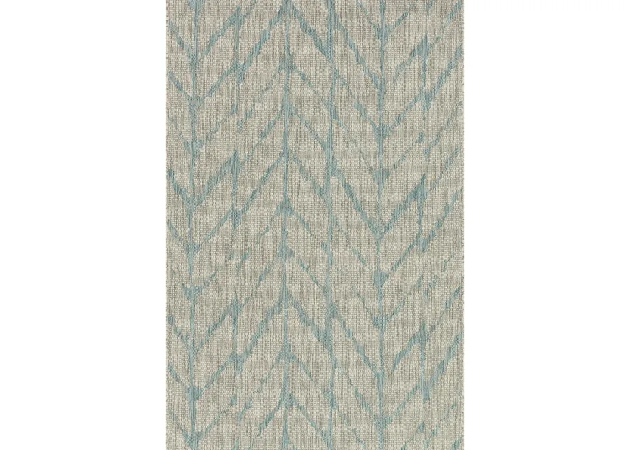 Isle IE02 Mist/Aqua 3'11" x 5'10" Rug