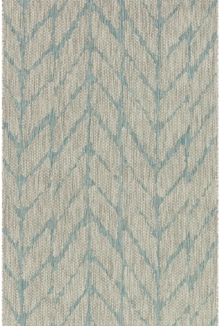 Isle IE02 Mist/Aqua 3'11" x 5'10" Rug