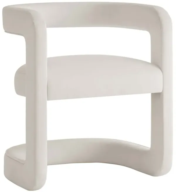 Winslow Performance Velvet Barrel Accent Chair