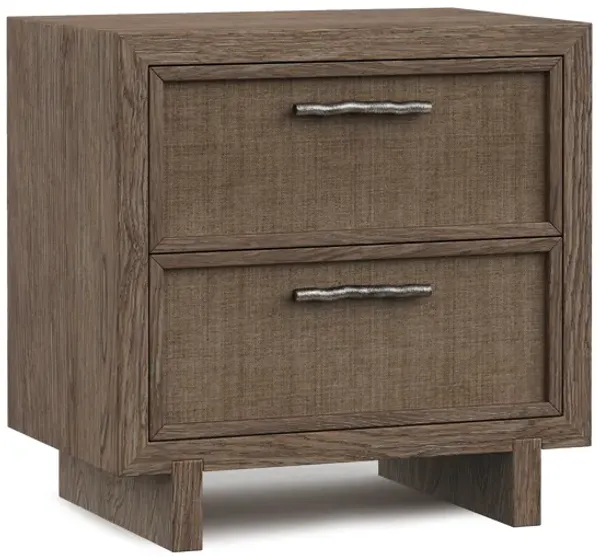 Casa Paros 28" Wide Nightstand with Inset Drawers