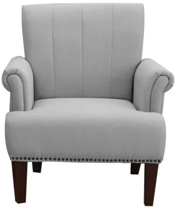 Upholstered Arm Chair with Cushioned Seat for Living Room or Bedroom