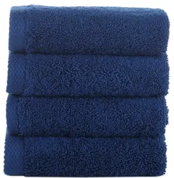 Brooks Brothers Solid Signature 4 pcs Wash Towels