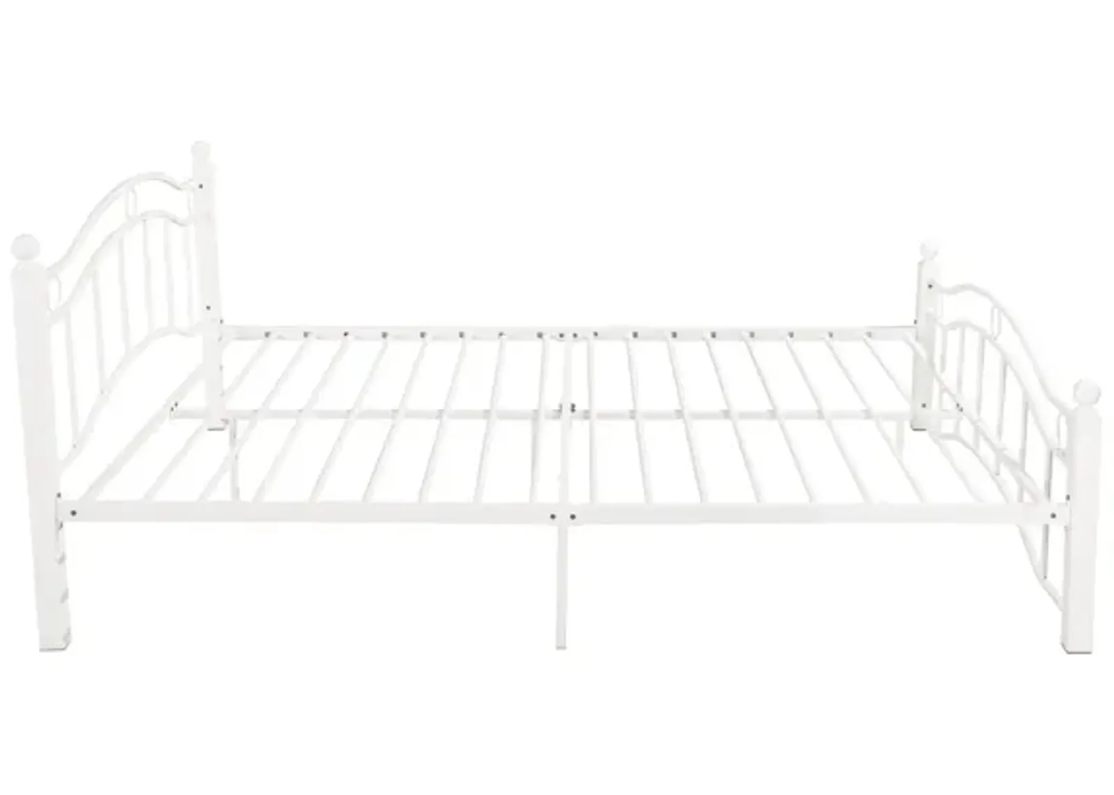 Queen Size Metal Bed Frame With Headboard And Footboard