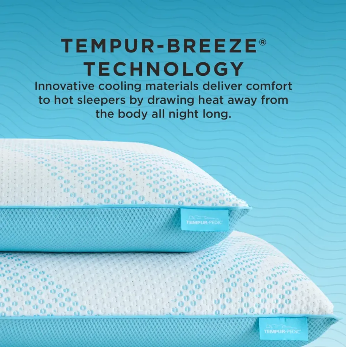 TEMPUR-Breeze® ProLo  King Pillow