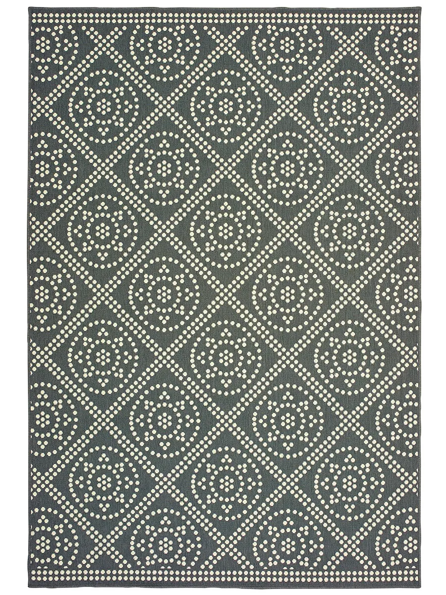 Marina 5'3" x 7'6" Grey Rug