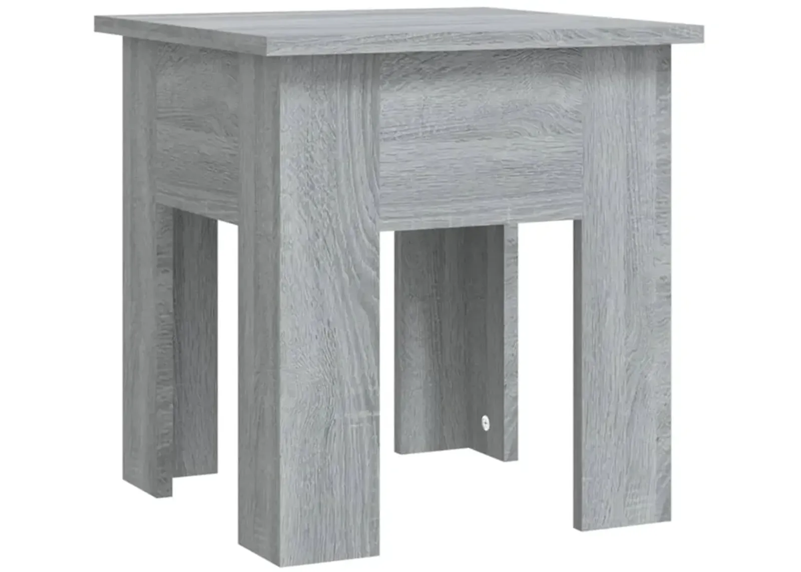 vidaXL Coffee Table Gray Sonoma 15.7"x15.7"x16.5" Engineered Wood