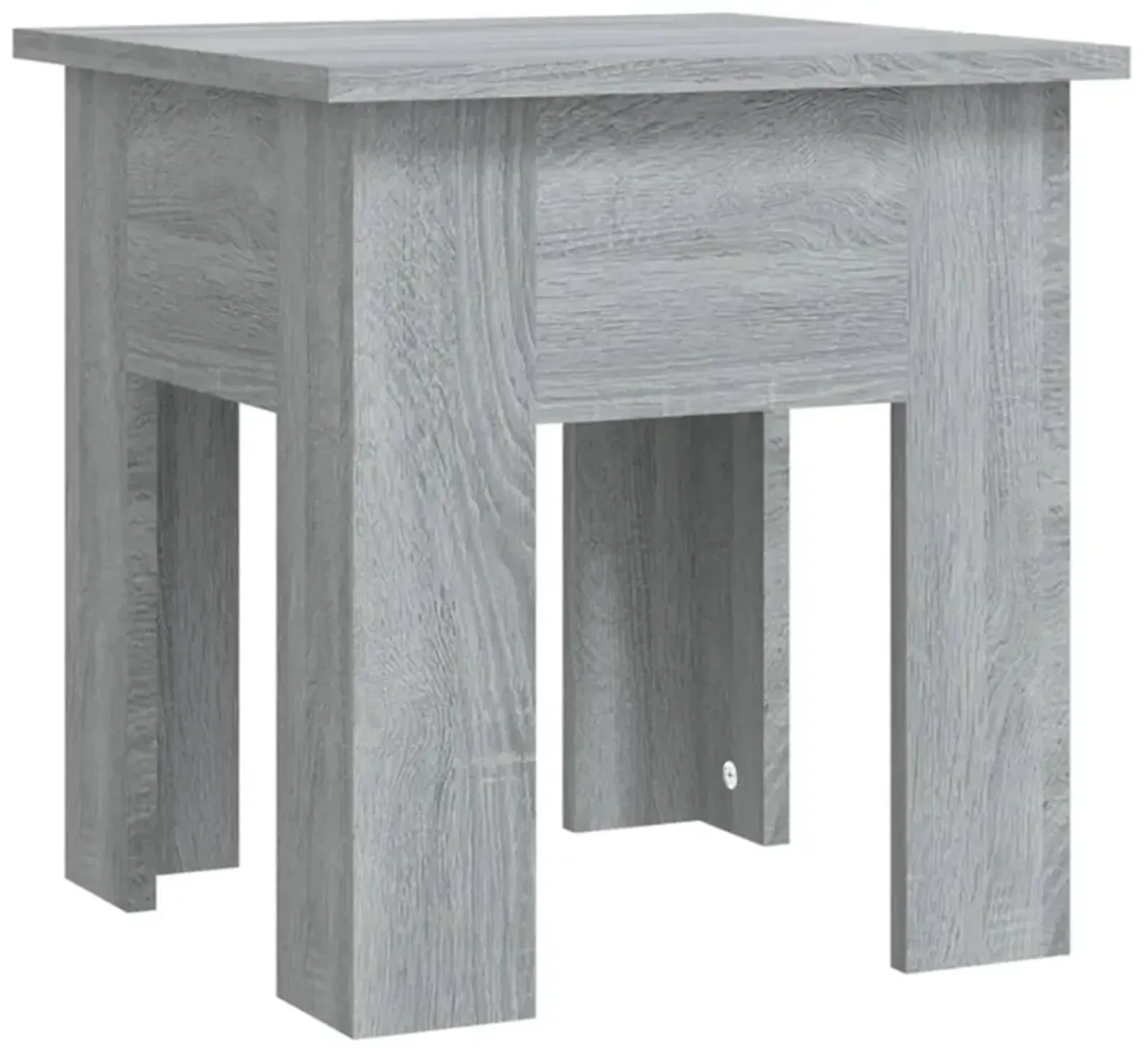 vidaXL Coffee Table Gray Sonoma 15.7"x15.7"x16.5" Engineered Wood