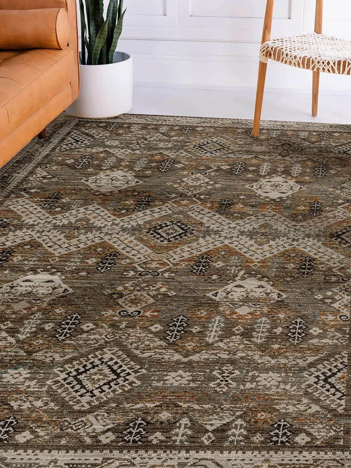 Lomita LO2 Chocolate 8' x 10' Rug