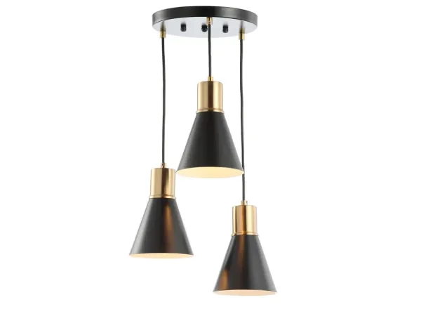 Apollo 3-Light Metal Cluster LED Pendant