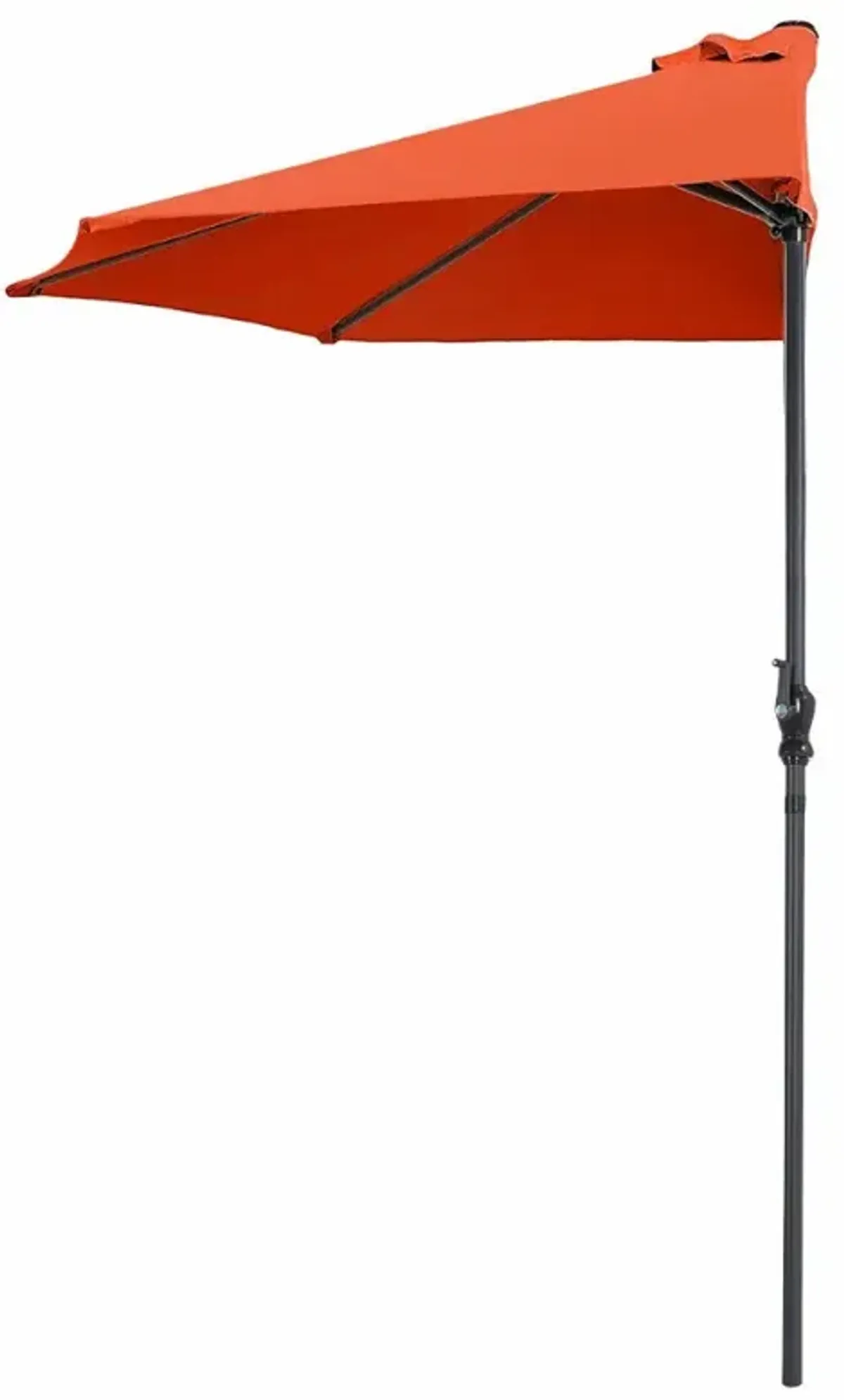 9 Feet Patio Bistro Half Round Umbrella without Weight Base