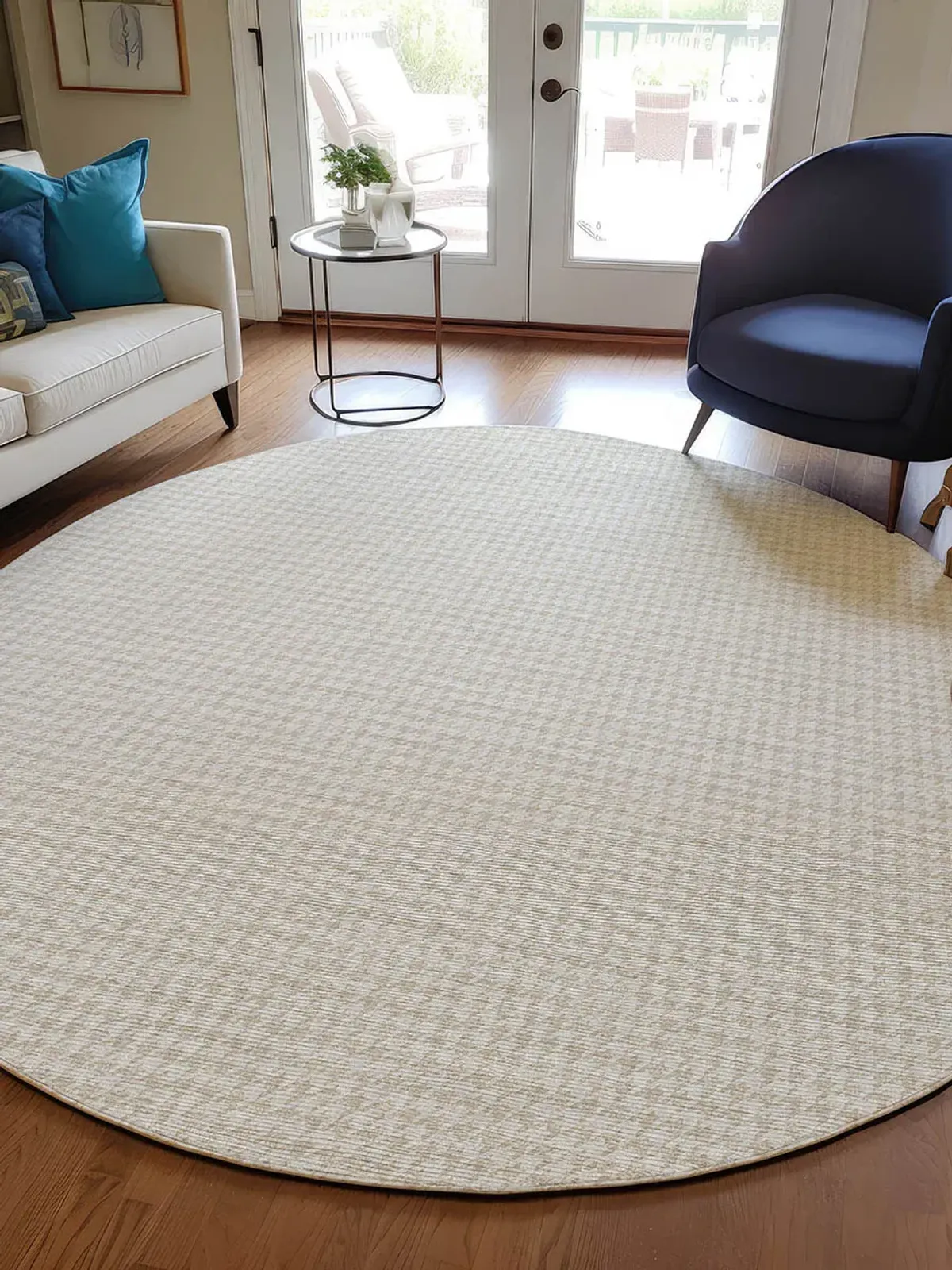 Hinton HN1 Linen 4' Rug