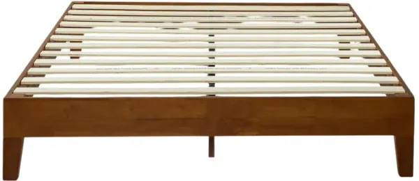 Solid Wood Low Profile Platform Bed Frame – Perfect for Modern Bedrooms, Easy Assembly, and Maximum Comfort