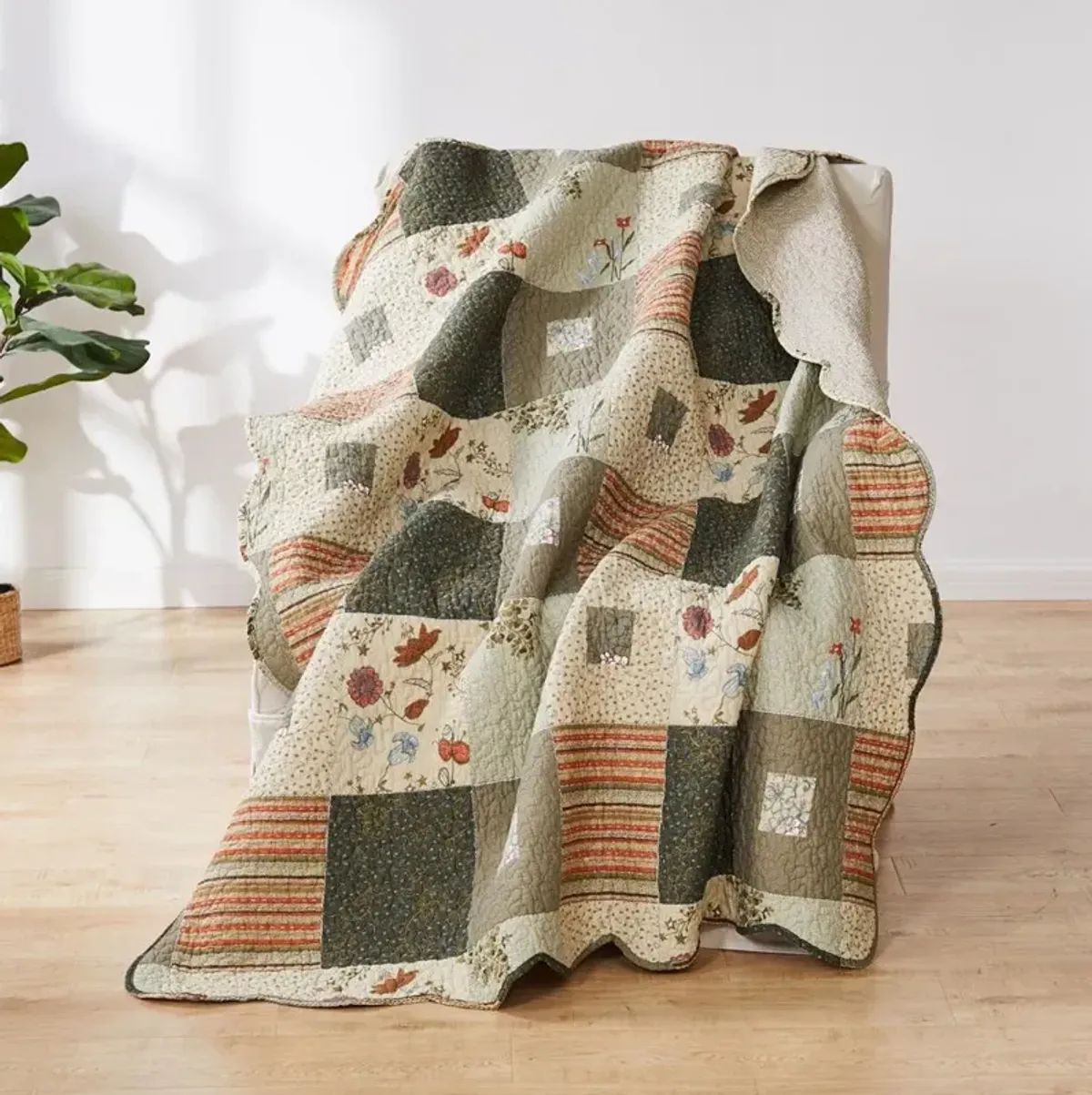 Greenland Home Fashions Barefoot Bungalow Sedona Accessory Throw - 50x60", Multi