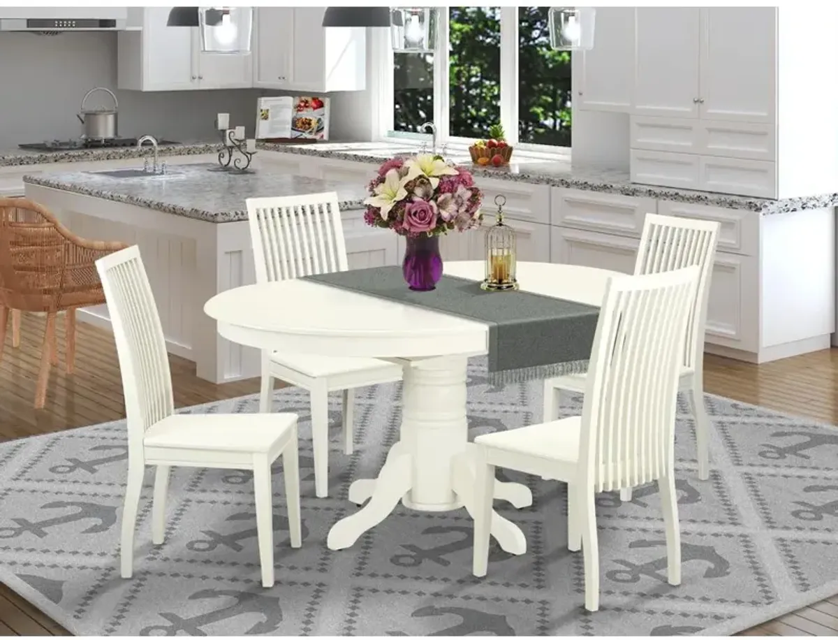 Dining Room Set Linen White