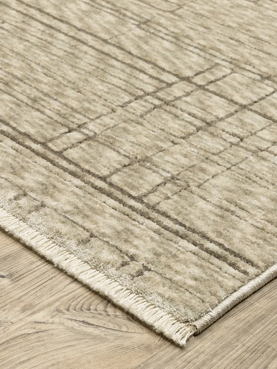 Capella 2'3" x 7'6" Beige Rug