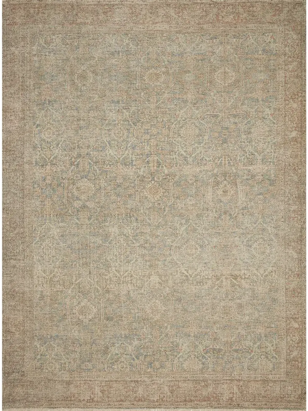 Priya PRY06 Denim/Rust 8'6" x 12' Rug