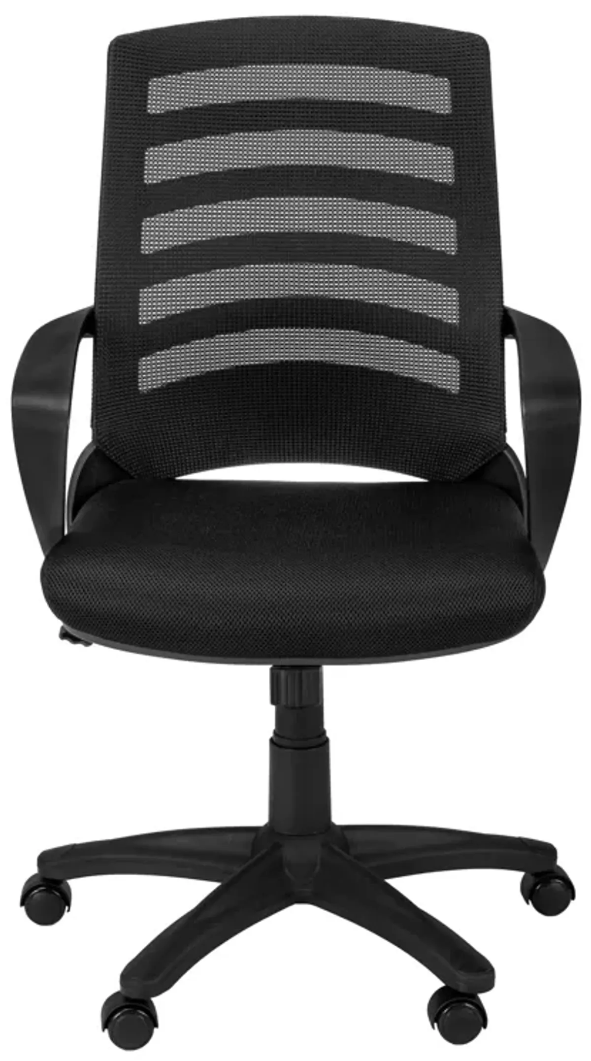 Monarch Specialties I 7224 Office Chair, Adjustable Height, Swivel, Ergonomic, Armrests, Computer Desk, Work, Metal, Mesh, Black, Contemporary, Modern