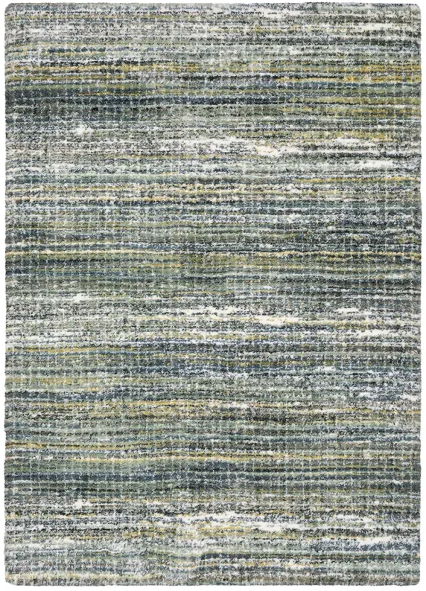 Galileo 5'3" x 7'6" Green Rug
