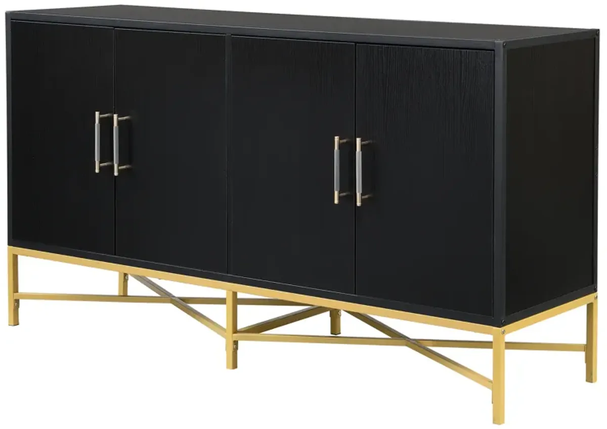 Merax Four-Door Sideboard Storage Cabinet