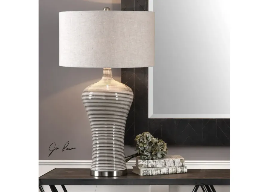 Uttermost Dubrava Light Gray Table Lamp