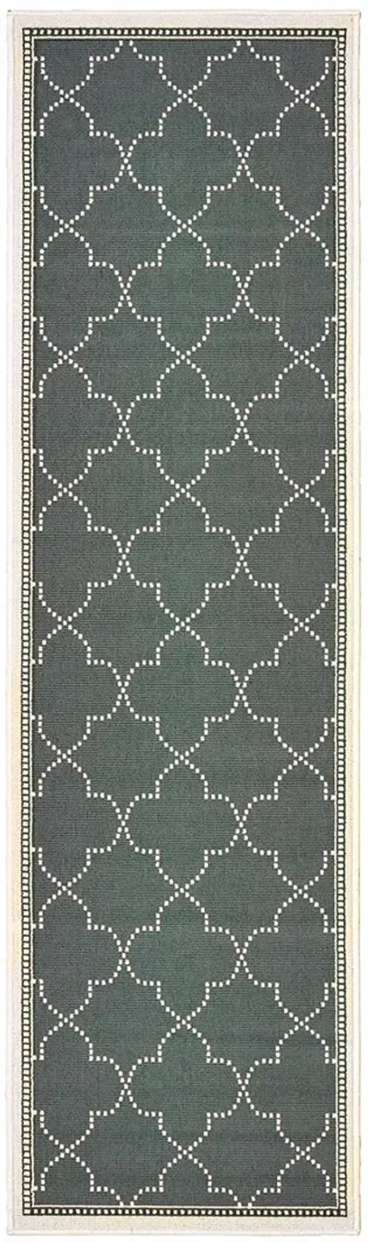 Marina 2'3" x 7'6" Grey Rug