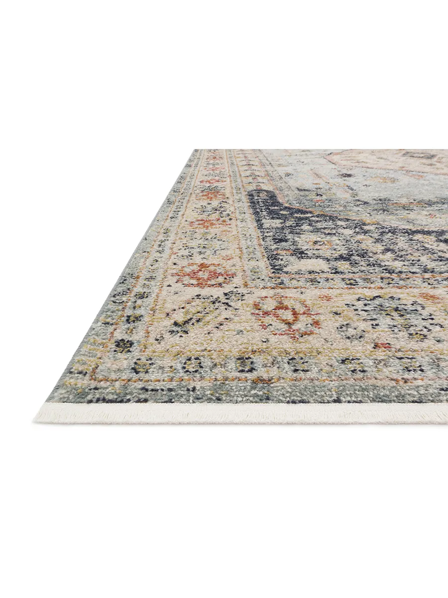 Graham GRA03 Blue/Antique Ivory 6'7" x 9'7" Rug