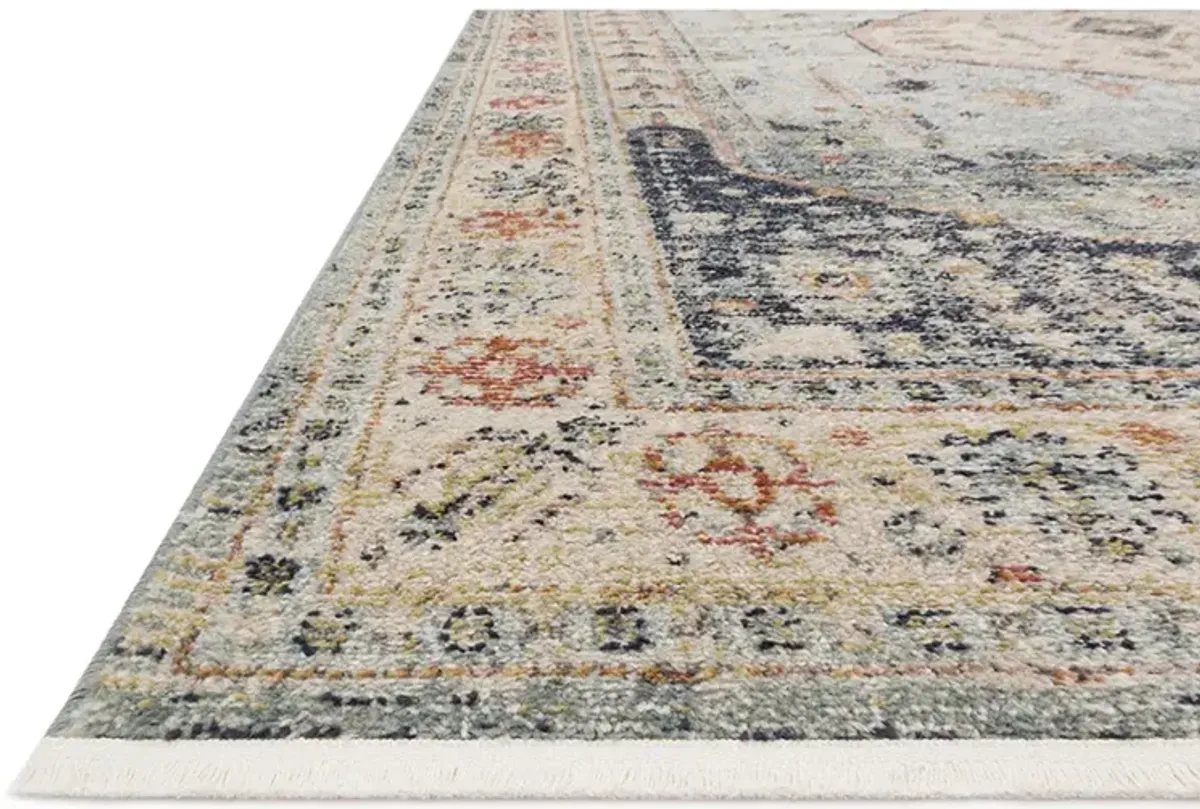 Graham GRA03 Blue/Antique Ivory 6'7" x 9'7" Rug