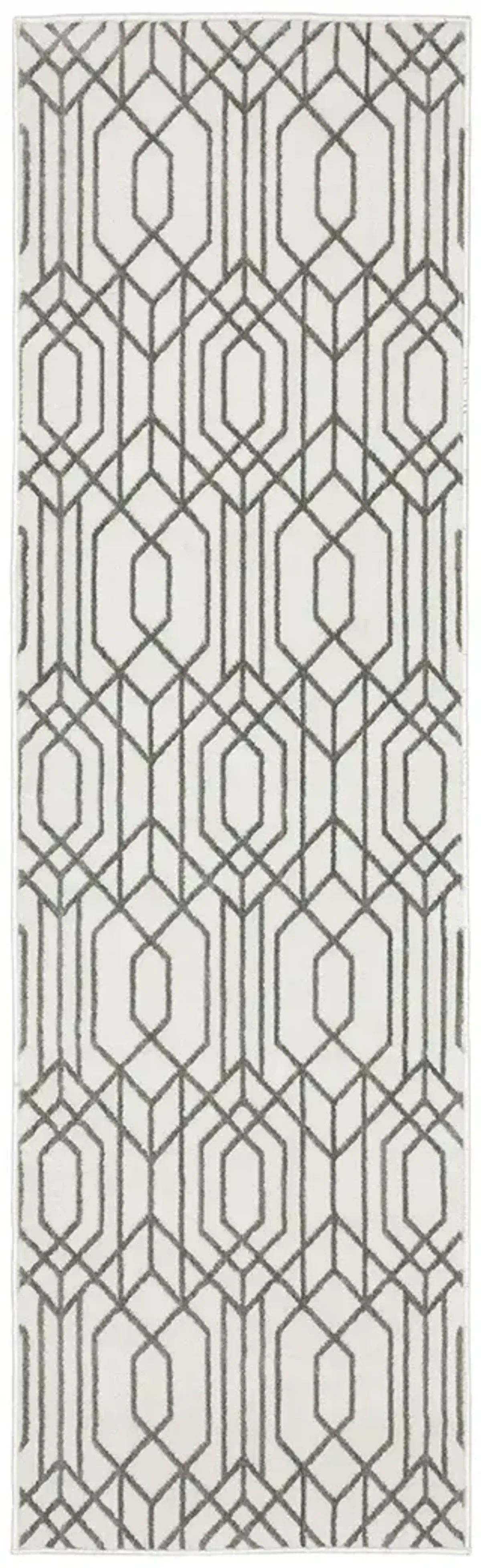 Montecito 2'3" x 7'6" White Rug