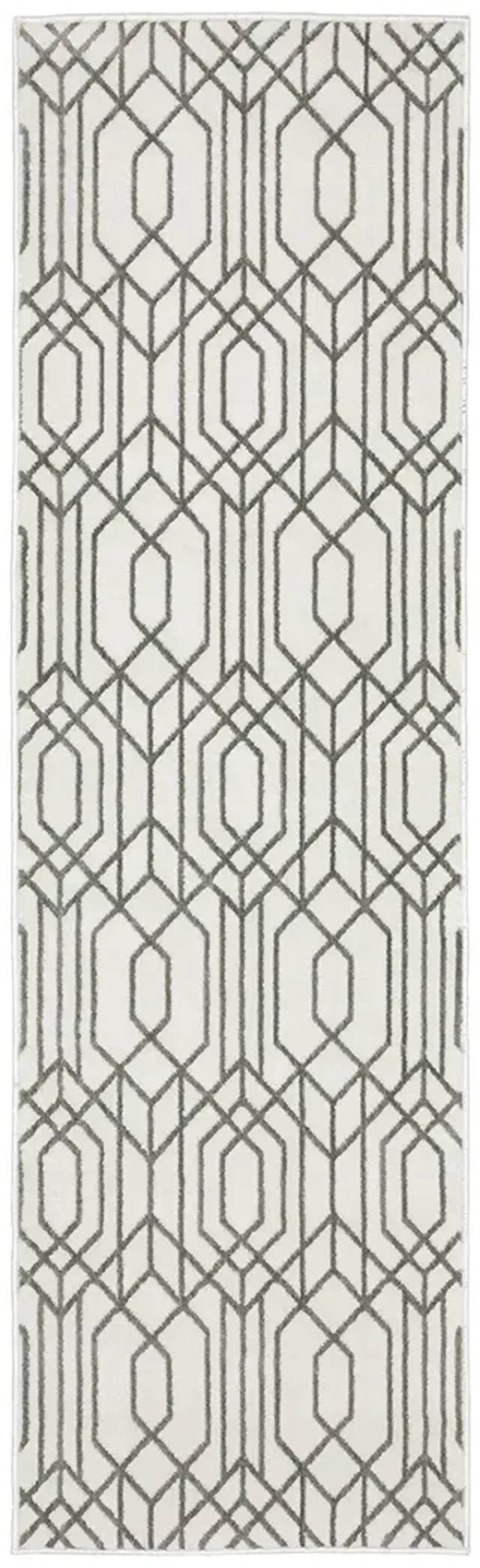 Montecito 2'3" x 7'6" White Rug