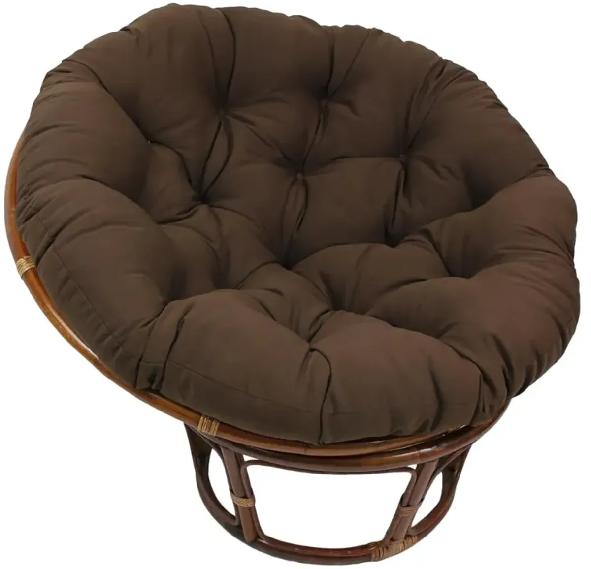 Blazing Needles 52-inch Solid Twill Papasan Cushion (Fits 50-inch Papasan Frame)  93302-52-TW-CH