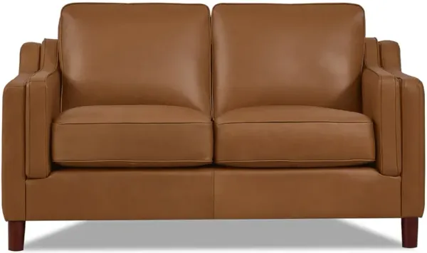Bella Top Grain Leather Loveseat
