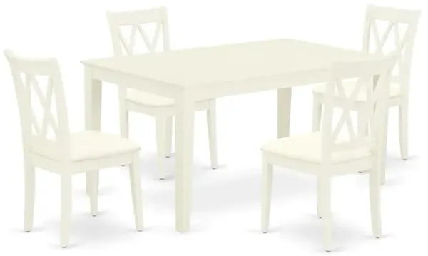 Dining Room Set Linen White