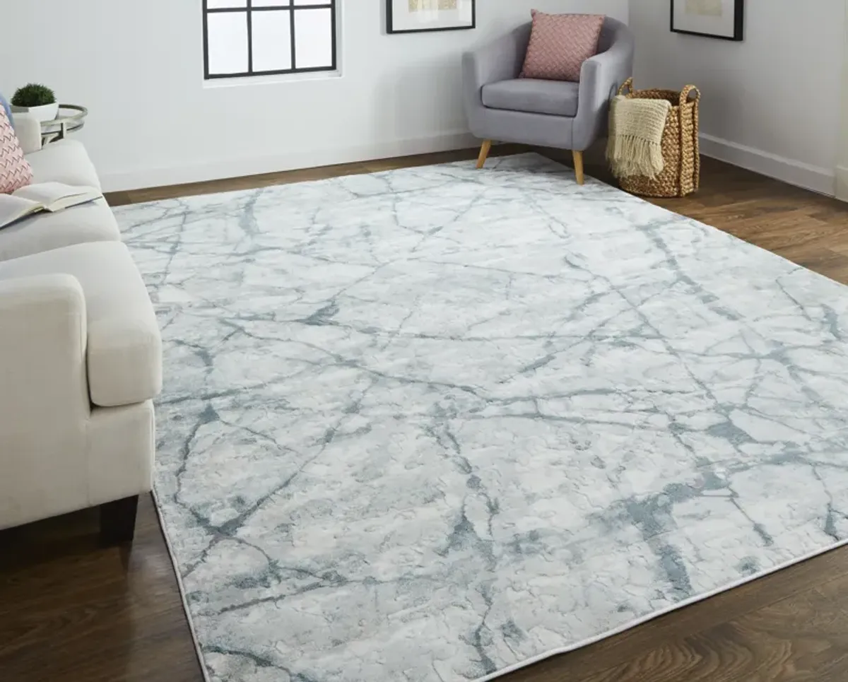 Atwell 3282F Blue/Gray/Ivory 3' x 8' Rug