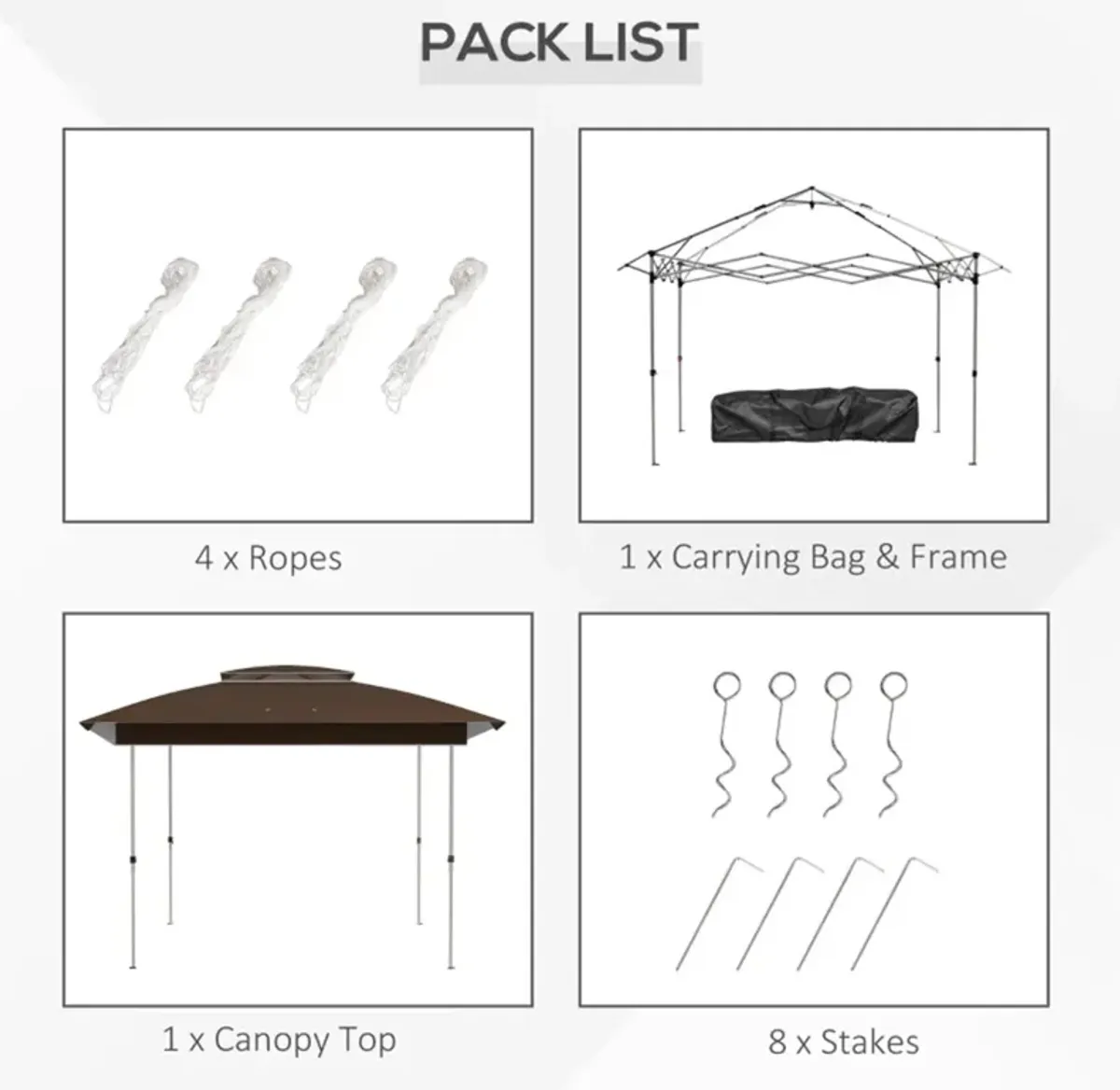 Commercial Pop-Up Event Tent with Mesh Netting Bug-Free Outdoor Shade Canopy